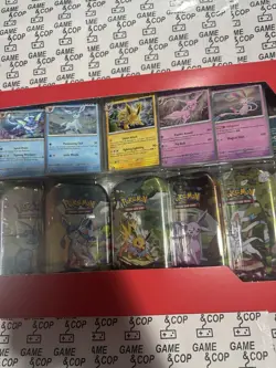 Costco Pokemon Prismatic Evolutions 8 Mini-Tins with Promo Cards Sealed - Image 4