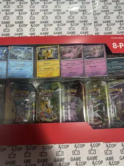 Costco Pokemon Prismatic Evolutions 8 Mini-Tins with Promo Cards Sealed - Image 5