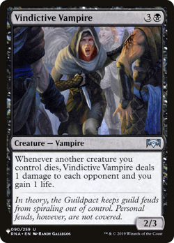MTG - 4 x Vindictive Vampire - Playset 4x x4 - Ravnica Allegiance Regular NM - Image 1