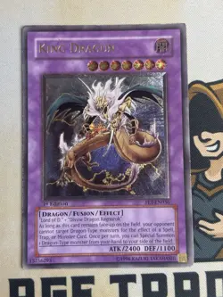 King Dragun FET-EN036 Ultimate Rare 1st Edition YuGiOh! MP - LP - Image 3