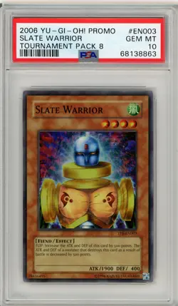 Slate Warrior TP8-EN003 Super Rare Promo Yugioh PSA 10 *863 - Image 1