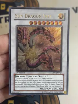 ABPF-EN042 Sun Dragon Inti Ultimate Rare 1st Edition YuGiOh! NM EURO - Image 2