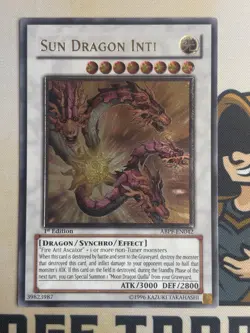 ABPF-EN042 Sun Dragon Inti Ultimate Rare 1st Edition YuGiOh! NM EURO - Image 3