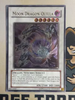 Moon Dragon Quilla ABPF-EN043 Ultimate Rare 1st Edition YuGiOh! NM EURO - Image 3
