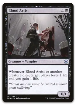 MTG - 4 x Blood Artist - Playset 4x x4 - Eternal Masters Regular NM - Image 1