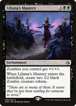 MTG - 4 x Liliana's Mastery - Playset 4x x4 - Amonkhet Regular NM - Image 1