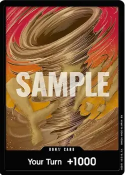 NM-Mint, English One Piece DON!! Card (Crocodile) (Double Pack Set Vol. 9) - Foi - Image 1