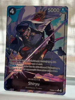 One Piece CCG Shiryu PRB02-015 R Alt Art English - Image 1