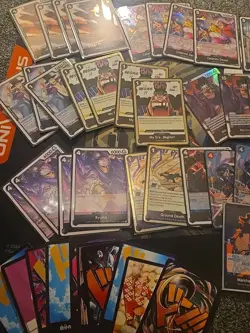 One Piece TCG Blackbeard Marshall D. Teach Mono Black OP Custom Deck With AA's! - Image 2