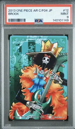 PSA 9 2013 CARDDASS ONE PIECE JAPANESE AR CARDDASS FORMATION 04 BROOK 12 - Image 1