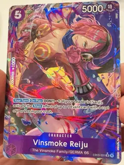 (2) Vinsmoke Reiju 1 AA SR & 1 SR EB03-031 Extra Booster: One Piece Heroines - Image 2