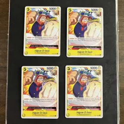 Jaguar D. Saul Playset - OP09-109 x4 - Emperors in the New World - One Piece TCG - Image 1