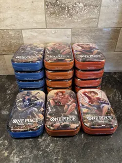 One Piece Tin Pack Set Vol. 2 Carrying On His Will Art Set Lot of 15 - Image 1