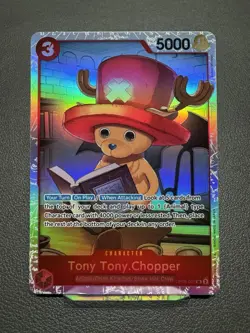 One Piece Tony Tony.Chopper OP08-007 Super Rare Foil Two Legends English - Image 1