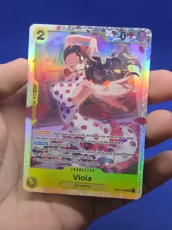 One Piece Extra Booster Memorial Collection Viola EB01-052 Super Rare SR NM - Image 2