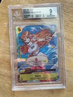 Two Legends #OP08-106 Nami (Parallel) BGS 9 - Image 1