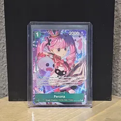 One Piece TCG CCG Perona AA Alternate Art OP12-034 Super Rare English Edition - Image 1