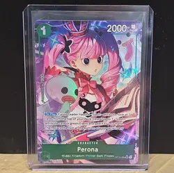 One Piece TCG CCG Perona AA Alternate Art OP12-034 Super Rare English Edition - Image 4