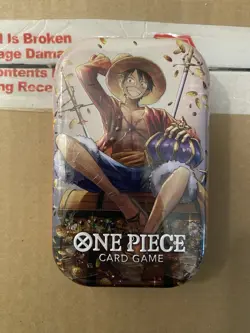 ONE PIECE Tin Pack Set Vol. 2 OP-13 Monkey.D.Luffy NEW/Factory Sealed - Image 1