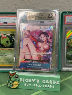 BGS 9.5 GEM MINT Boa Hancock Premium Best Selection Volume 2 ST03-013 CHIPPED - Image 1