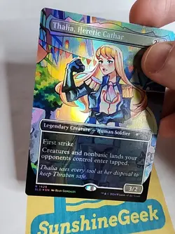 Thalia, Heretic Cathar (Rainbow Foil) Secret Lair Drop Foil - Image 2