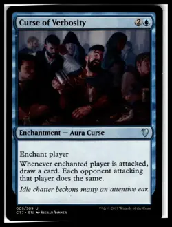 Commander 2017 #9 Curse of Verbosity - Image 1