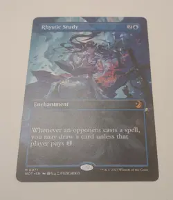 Rhystic Study (Anime Borderless) Wilds of Eldraine: Enchanting Tales Regular - Image 1