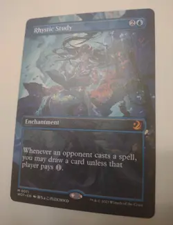 Rhystic Study (Anime Borderless) Wilds of Eldraine: Enchanting Tales Regular - Image 2