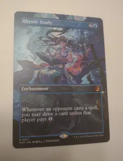 Rhystic Study (Anime Borderless) Wilds of Eldraine: Enchanting Tales Regular - Image 3