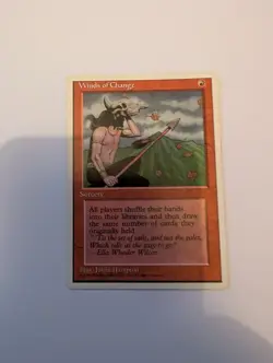 1x MTG Magic The Gathering TCG Winds of Change Rare - 4th Fourth Edition - Image 1