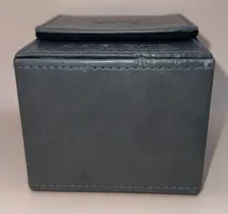 Mtg Magic (Supplies, Vintage) Ultra Pro Gray Leatherette Flip Deckbox - Marked - Image 5