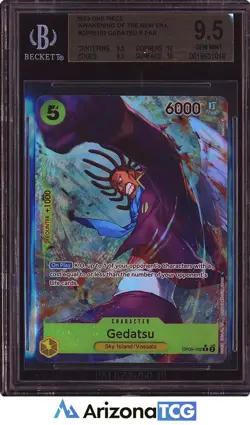 One Piece 2023 Gedatsu OP05-102 Parallel Rare Awakening Of The New Era BGS 9.5 - Image 1