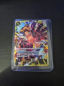 Monkey.D.Luffy OP10-118 SEC Royal Blood English Holo Foil One Piece TCG NM - Image 1