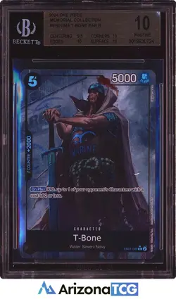 One Piece 2024 T-Bone EB01-049 Parallel Rare Memorial Collection PRISTINE BGS 10 - Image 1