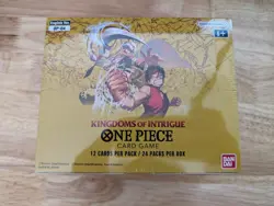 One Piece OP-04 Kingdoms Of Intrigue Booster Box - Sealed - Image 1