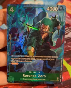 Roronoa Zoro PRB02-006 R Alt Art Holo - One Piece The Best Vol. 2 -English - Image 1