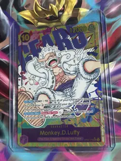 Monkey.D.Luffy 119 Alternative Art Manga OP05-119 Awakening of the New Era 2023 - Image 3