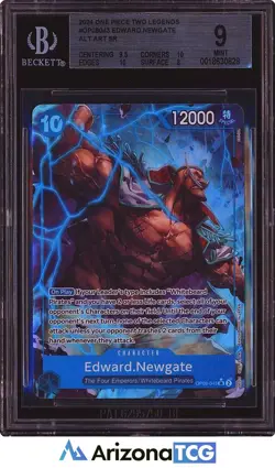 One Piece 2024 Edward Newgate OP08-043 Alt Art SR Two Legends BGS 9 - Image 1