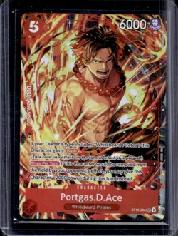 2026 One Piece EN Portgas D. Ace Illustration Box Volume 5 #ST15-005 - Image 1