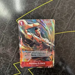 One Piece Card Game Monkey.D.Garp OP13-016 Alt Art Foil Carrying on His Will - Image 1