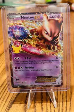 Mewtwo EX 54/99 Celebrations 25th Classic Collection Pokemon TCG Card Mint - Image 1
