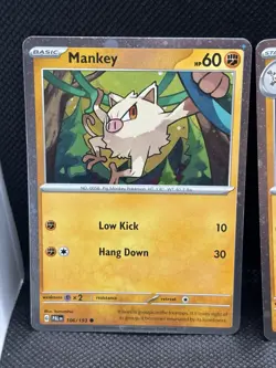 NM Annihilape Mankey Primeape EX SVP032 Cosmo Holo Black Star Promo Pokemon Card - Image 2