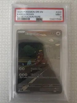 Kangaskhan 204/182 Illustration Rare Destined Rivals Pokemon Card PSA 9 MINT - Image 1