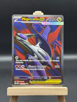 Pokemon TCG Mega Latias EX Full Art Ultra Rare Card Mega Evolution 163/132 - Image 1