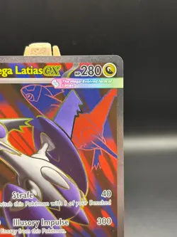 Pokemon TCG Mega Latias EX Full Art Ultra Rare Card Mega Evolution 163/132 - Image 4