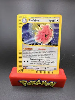 Clefable - 7/165 - Pokemon Expedition Holo Rare Card NM/LP Swirl See Photos - Image 1