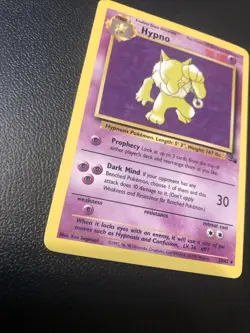 Hypno 23/62 Fossil Rare Pokemon Card In NM Condition - Image 2