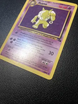 Hypno 23/62 Fossil Rare Pokemon Card In NM Condition - Image 3