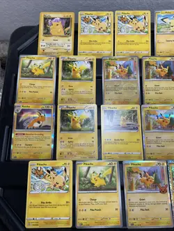 (30) Pikachu CARDS LOT VTG HOLO Raichu Stamped Red Cheeks Halloween 25th Swirls - Image 2