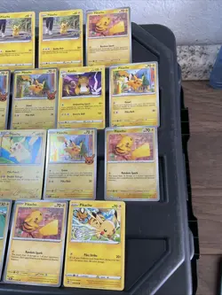 (30) Pikachu CARDS LOT VTG HOLO Raichu Stamped Red Cheeks Halloween 25th Swirls - Image 5